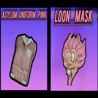Asylum Uniform Pink + Loon Mask