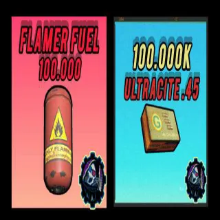 100k Ultracite .45 Round + 100k Flamer Fuel