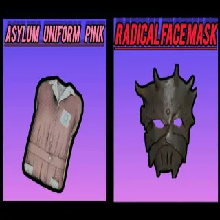 Asylum Uniform Pink + Radical Face Mask