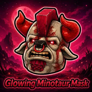 Glowing Minotaur Mask