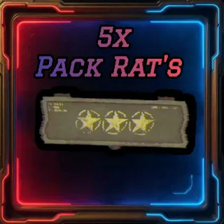 5x Pack Rat's Mod