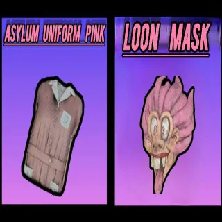 Asylum Uniform Pink + Loon Mask