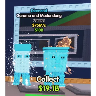 Diamond Garama and Madundung $75m/s