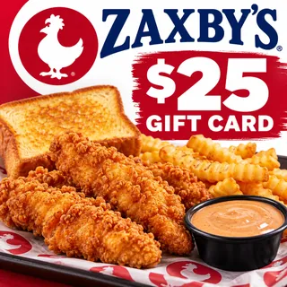 Zaxby’s $25 E-Gift Card | Digital Delivery