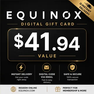 Equinox $41.94 Digital Gift Codes – Instant Delivery