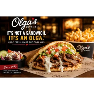 Olga’s Kitchen $25 Gift Card – Fast Delivery