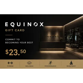 Equinox Gift Card $23.50 Balance – Fast Delivery
