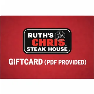 Ruth's Chris Steak House $100 Gift Card | Fast Delivery | 100% Balance Guaranteed