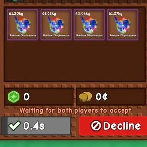 60kg Rainbow hatch dilos