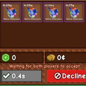 Huge Rainbow hatch dilos