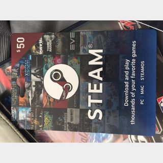 Steam Wallet Card 20 USD, Compra códigos gift card !