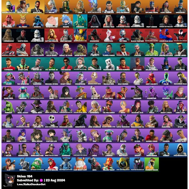FORTNITE ACCOUNT - 154 SKINS - Epic Games Games - Gameflip