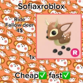 R ride fallow deer
