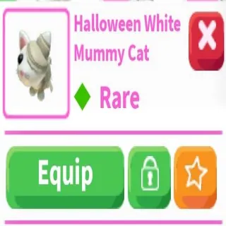 32x White Mummy Cat