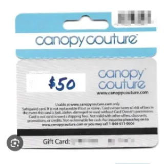 $50,00 canopy couture