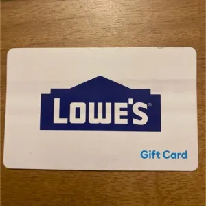 $100.00 Lowes