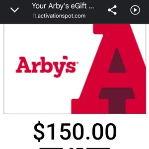 $150.00 Arby