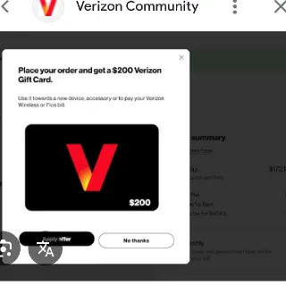 $200,00 Verizon