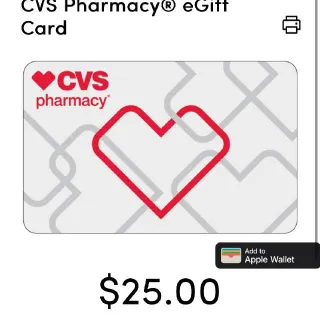 $25,00 Cvs
