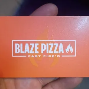 $100.00 Blaze pizza
