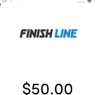 $50,00 Finish Line