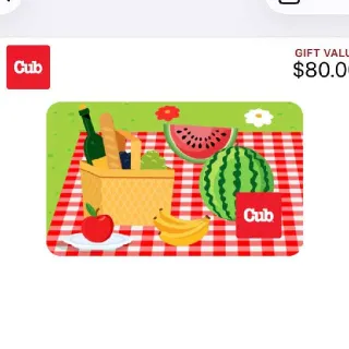 $80,00 Cub Foods