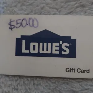 $50.00 Lowes