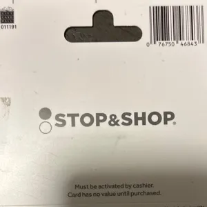 $100.00 Stop&shop