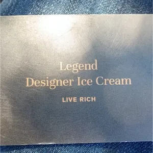 $100.00 Legend designer ice cream