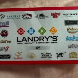 $25.00 Landry’s