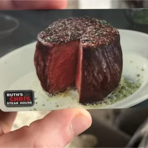 $50.00 Ruth's chris steak house