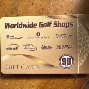 $25.00 Worldwide gofl shops