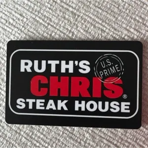 $50.00 Ruth's chris steak house