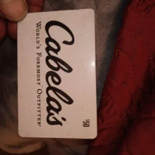 $50,00 Cabelas