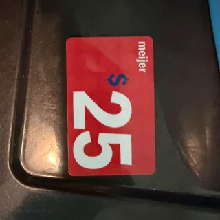 $25,00 Meijer
