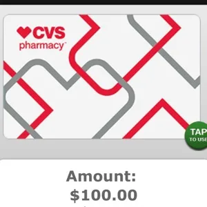 $100.00 CVS