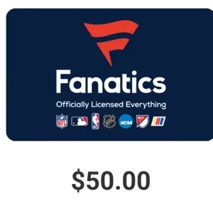 $50.00 Fanatics 