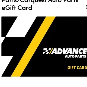$50.00 Advance auto parts 