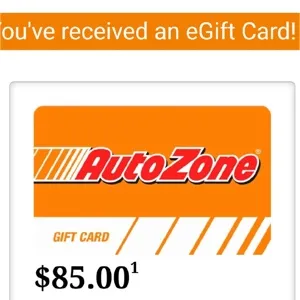 $85.00 Auto zone 