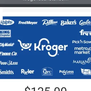 $75,00 Kroger