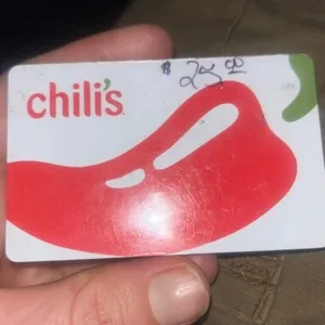 $25.00 chilis’s 