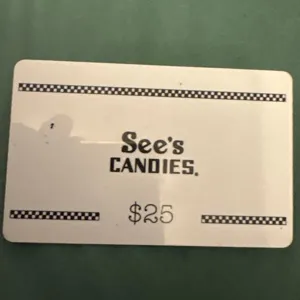 $25.00 See candies 