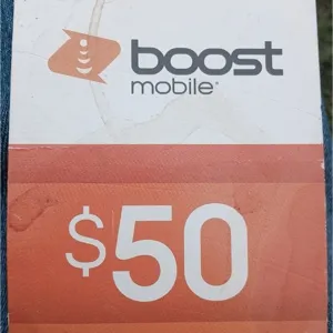 $50.00 Boost mobile