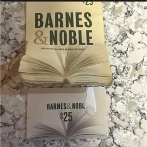 $25.00 Barnes & Noble