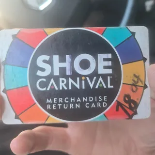 $50.00 Shoe carnival