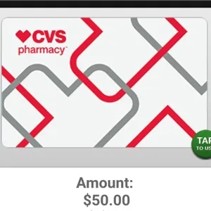 $50.00 CVS 