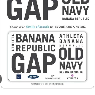 $102.00 old navy/Gap
