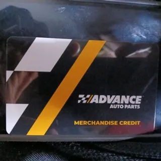$60,00 Advance auto parts