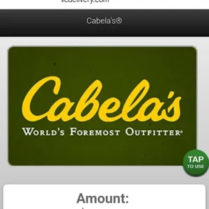 $250.00 cabela’s