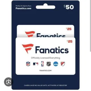 $50,00 Fanatics